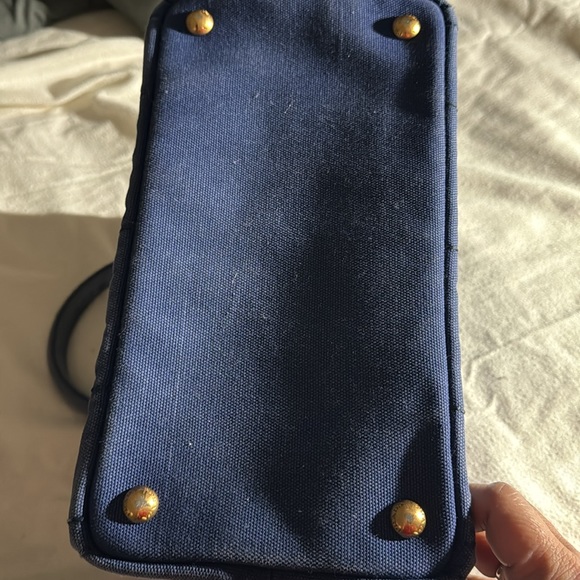 This is a blue denim Prada canapa tote! - Picture 8 of 16